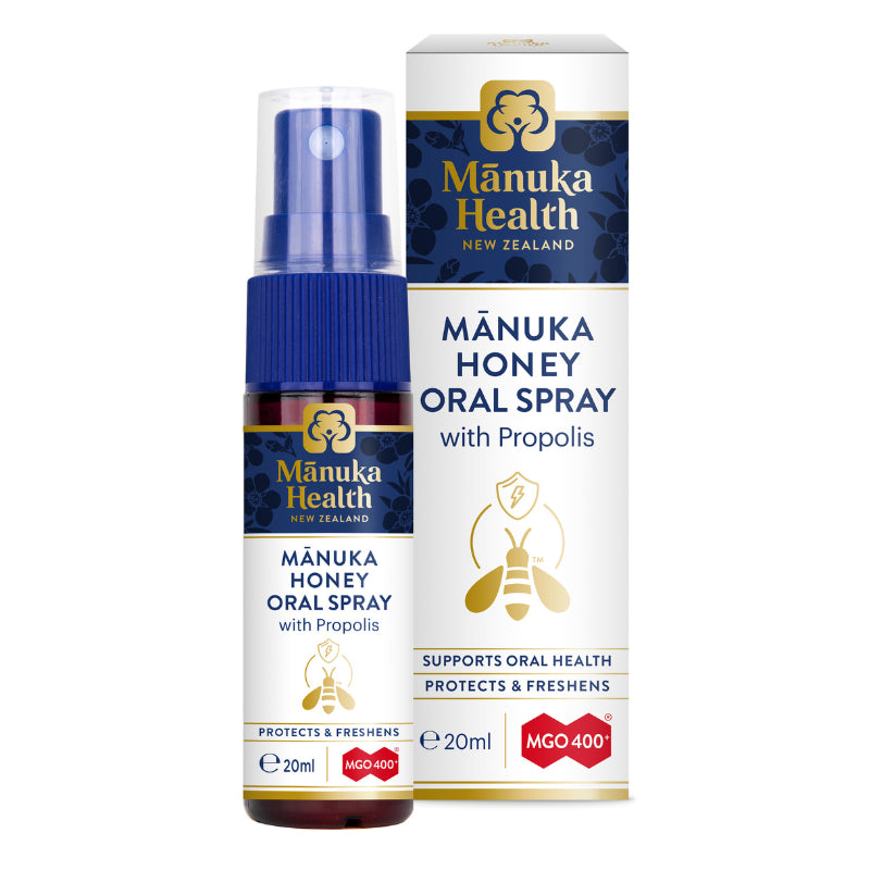 Manuka-Honig und Propolis Rachenspray